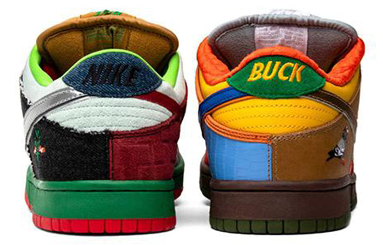 Nike SB Dunk Low 'What The Dunk' 318403-141 Classic Sneakers - Click Image to Close