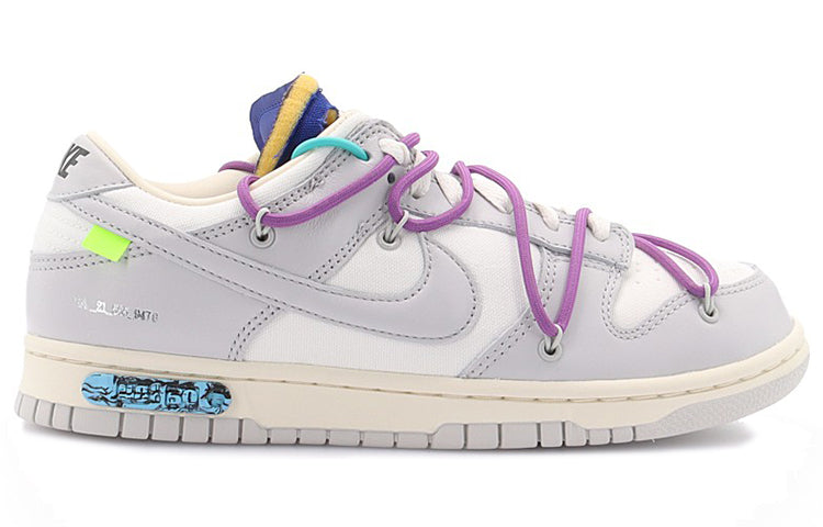 Nike Off-White x Dunk Low 'Lot 48 of 50' DM1602-107 Signature Shoe - Click Image to Close