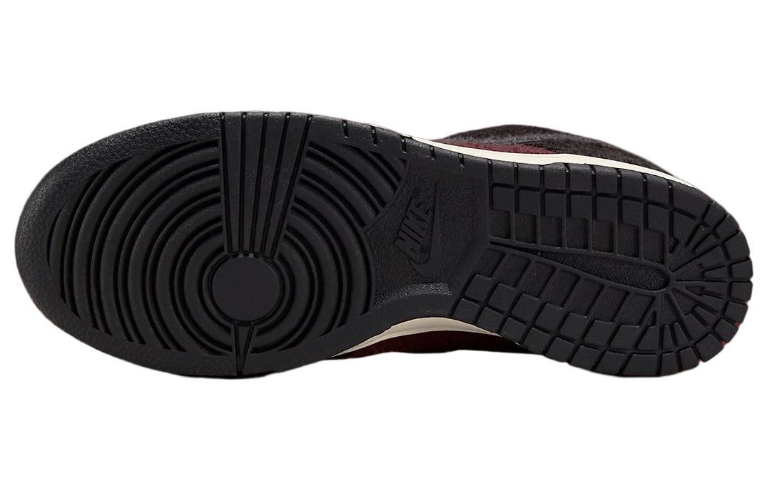(WMNS) Nike Dunk Low SE 'Fleece - Burgundy Crush' DQ7579-600 Signature Shoe - Click Image to Close