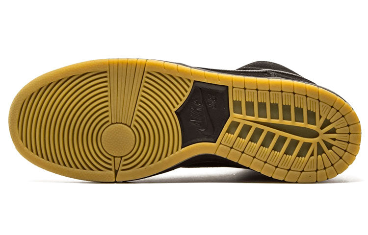 Nike Dunk High Pro SB \'Black Gum\'  305050-029 Signature Shoe