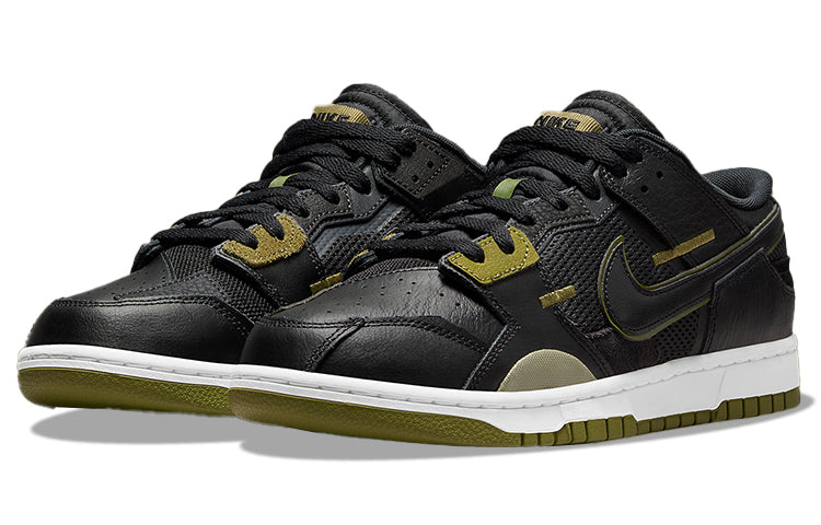 Nike Dunk Low Scrap 'Black Green' DM0128-001 Iconic Trainers - Click Image to Close