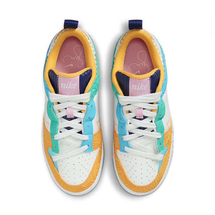 (WMNS) Nike Dunk Low Disrupt 2 'Serena Williams Design Crew' DX4220-100 Signature Shoe - Click Image to Close