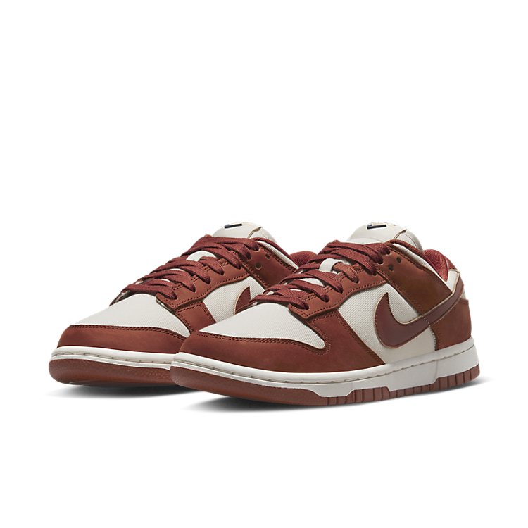 (WMNS) Nike Dunk Low 'Light Orewood Brown Rugged Orange' DZ2710-101 Classic Sneakers - Click Image to Close