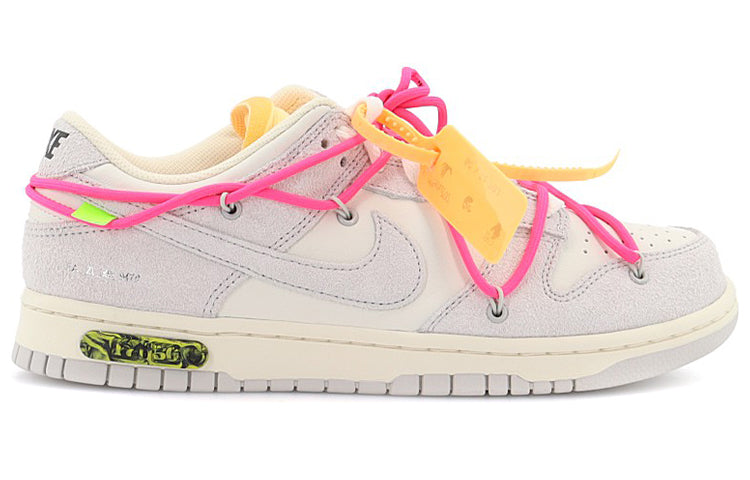 Nike Off-White x Dunk Low 'Lot 17 of 50' DJ0950-117 Iconic Trainers - Click Image to Close