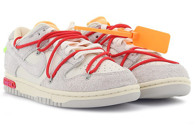 Nike Off-White x Dunk Low \'Lot 40 of 50\'  DJ0950-103 Classic Sneakers