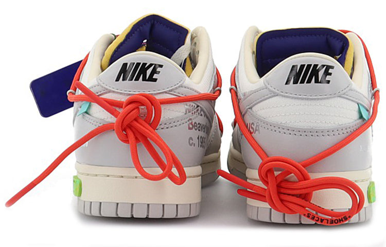Nike Off-White x Dunk Low 'Lot 23 of 50' DM1602-126 Vintage Sportswear - Click Image to Close