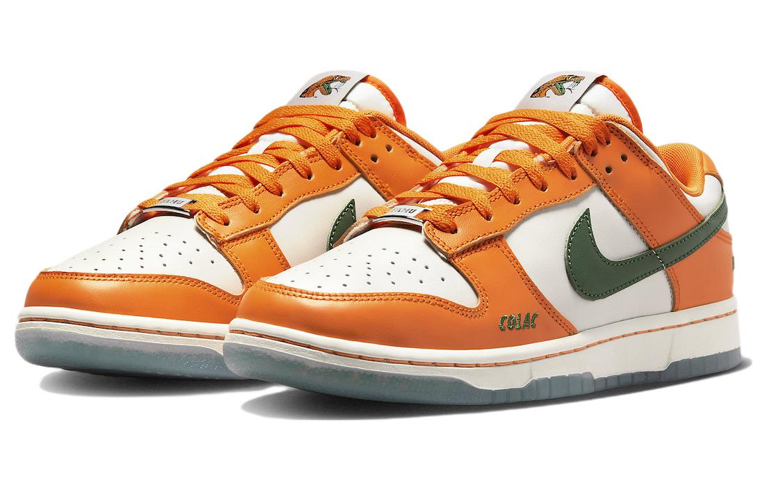 Nike Florida A&M University x Dunk Low 'Rattlers' DR6188-800 Signature Shoe - Click Image to Close