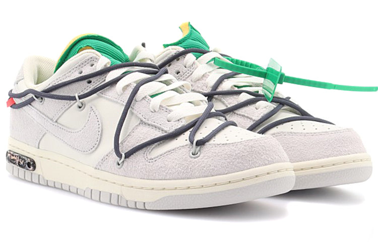 Nike Off-White x Dunk Low \'Lot 20 of 50\'  DJ0950-115 Signature Shoe