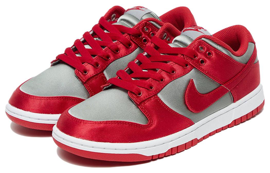 (WMNS) Nike Dunk Low 'UNLV Satin' DX5931-001 Vintage Sportswear - Click Image to Close