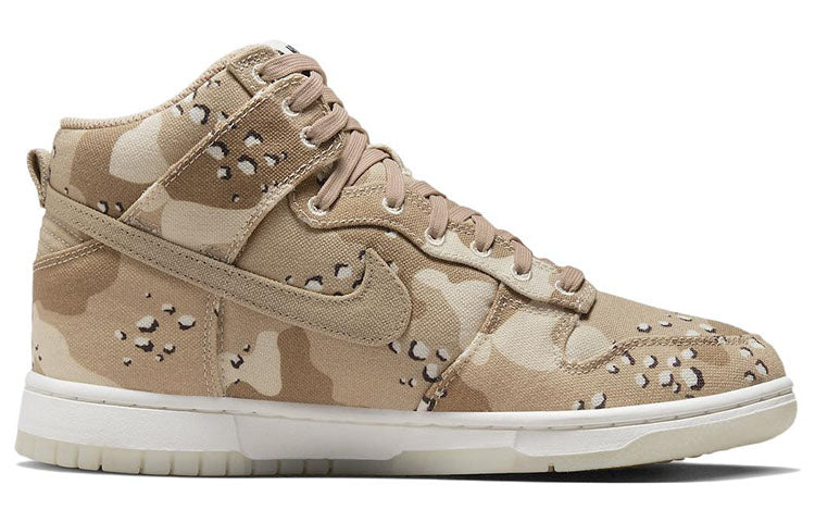 (WMNS) Nike Dunk High 'Desert Camo' DX2314-200 Classic Sneakers - Click Image to Close