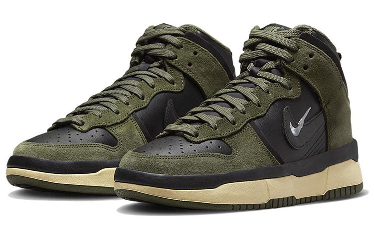 (WMNS) Nike Dunk High Up \'Medium Olive\'  DH3718-200 Signature Shoe