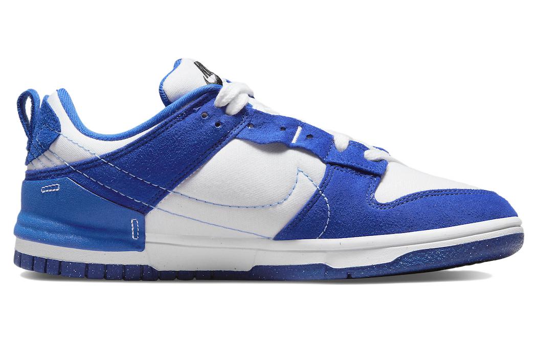 (WMNS) Nike Dunk Low Disrupt 2 'White Hyper Royal' DH4402-102 Signature Shoe - Click Image to Close