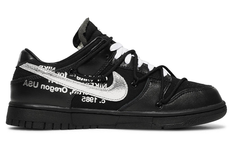 Nike Off-White x Dunk Low 'Lot 50 of 50' DM1602-001 Signature Shoe - Click Image to Close