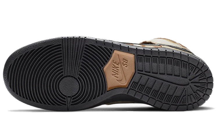 Nike Dunk High Pro SB 'Brown Camo' BQ6826-200 Classic Sneakers - Click Image to Close