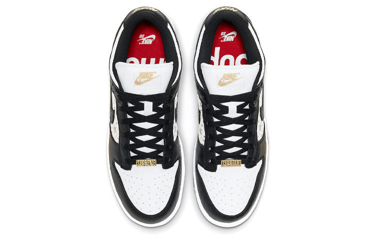 Nike Supreme x Dunk Low OG SB QS \'Black\'  DH3228-102 Signature Shoe