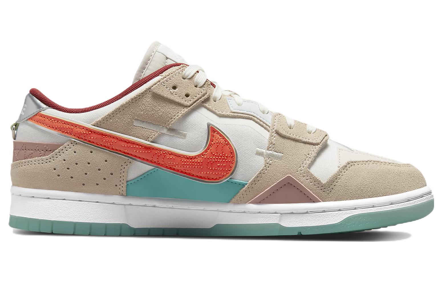 Nike Dunk Low Scrap 'Shapeless, Formless, Limitless' DQ4975-181 Vintage Sportswear - Click Image to Close