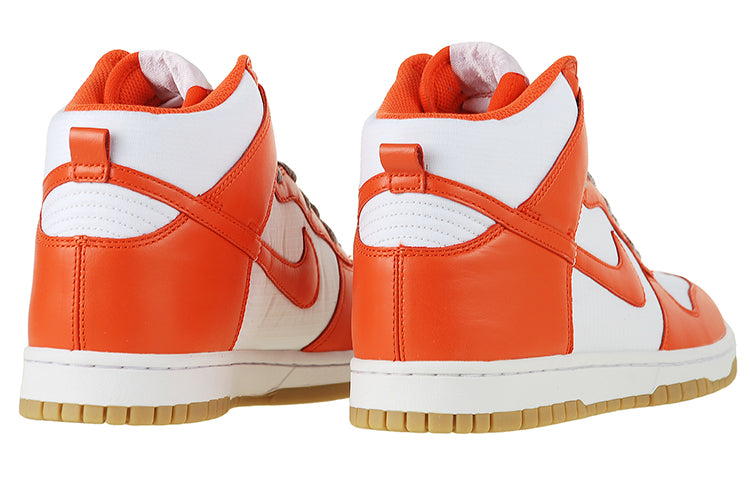 (WMNS) Nike Dunk High 'Team Orange Gum' 325203-100 Iconic Trainers - Click Image to Close