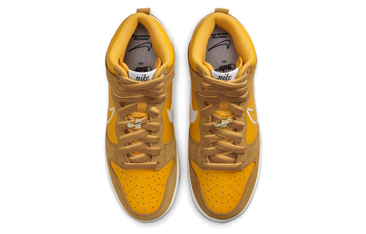 (WMNS) Nike Dunk High SE \'First Use Pack - University Gold\'  DH6758-700 Antique Icons