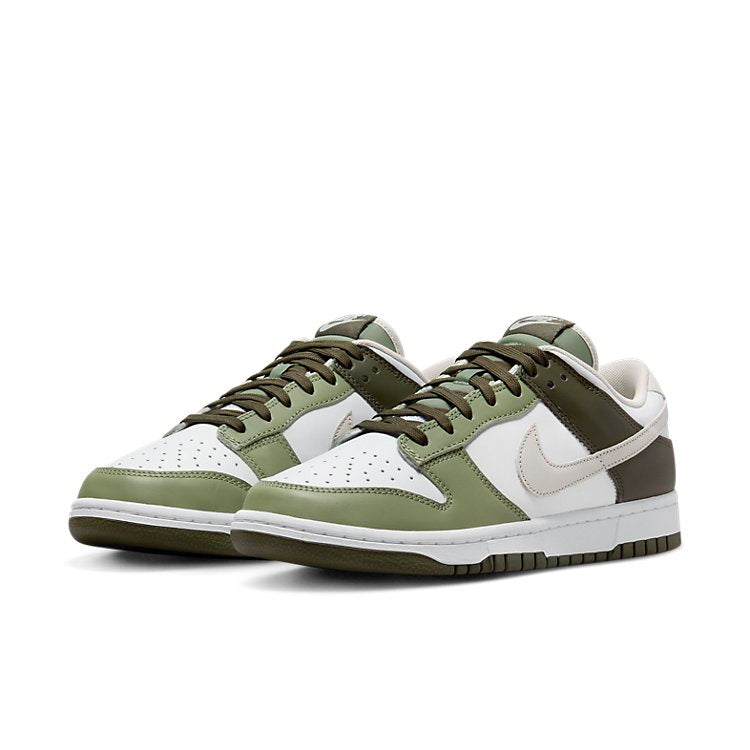 Nike Dunk Low 'Oil Green Cargo Khaki' FN6882-100 Iconic Trainers - Click Image to Close