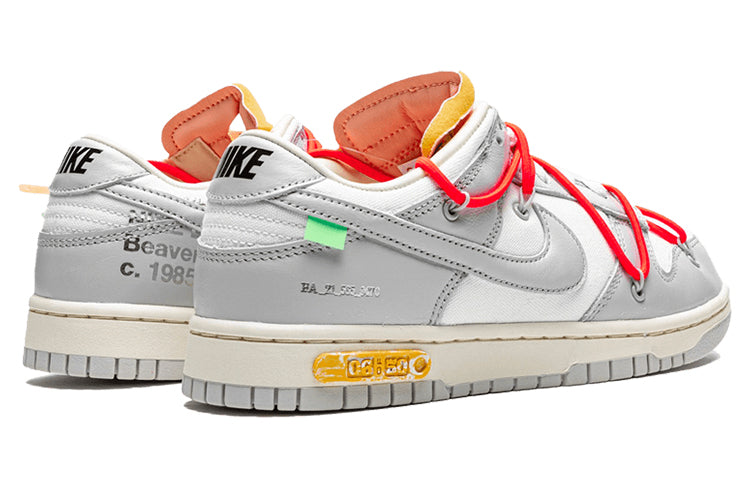 Nike Off-White x Dunk Low \'Lot 06 of 50\'  DM1602-110 Signature Shoe