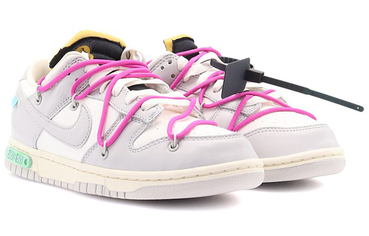 Nike Off-White x Dunk Low 'Lot 30 of 50' DM1602-122 Epochal Sneaker - Click Image to Close