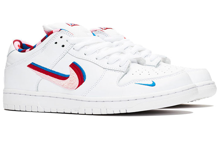 Nike SB Skateboard Dunk Low OG QS 'White' CN4504-100 Classic Sneakers - Click Image to Close