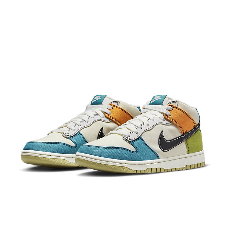 Nike Dunk Mid 'Pale Ivory Multi' DV0830-100 Epochal Sneaker - Click Image to Close