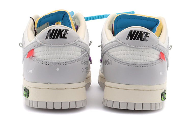 Nike Off-White x Dunk Low 'Lot 47 of 50' DM1602-125 Iconic Trainers - Click Image to Close