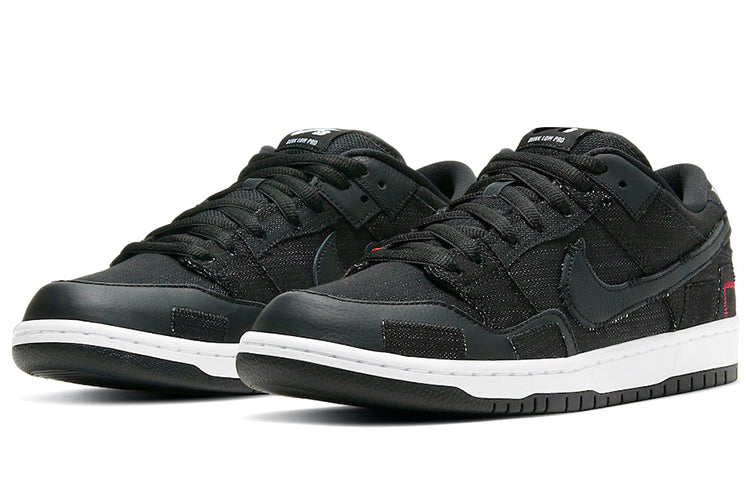 Nike x Wasted Youth SB Dunk Low 'Black Denim' DD8386-001 Antique Icons - Click Image to Close