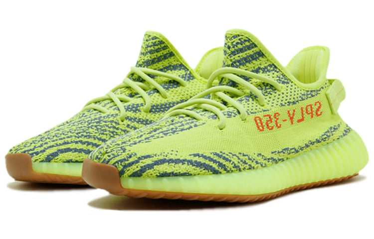 adidas Yeezy Boost 350 V2 \'Semi Frozen Yellow\'  B37572 Iconic Trainers