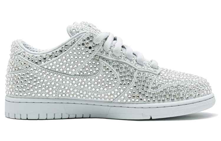 Cactus Plant Flea Market x Swarovski x Nike Dunk Low \'Pure Platinum\'  CZ2670-001 Classic Sneakers