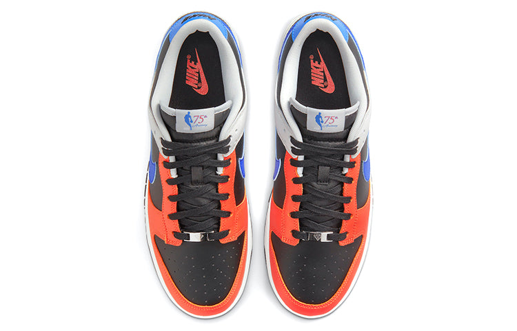 Nike NBA x Dunk Low EMB '75th Anniversary - Knicks' DD3363-002 Iconic Trainers - Click Image to Close