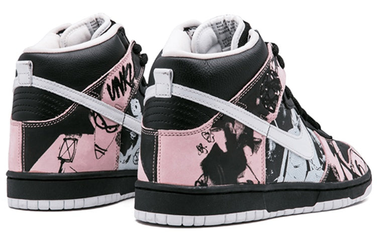 Nike Futura x UNKLE x Dunk High Pro SB 'Unkle' 305050-013 Classic Sneakers - Click Image to Close