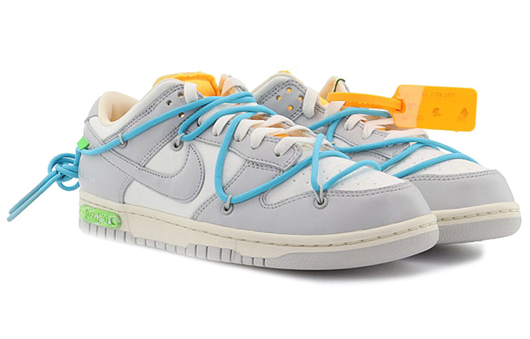 Nike Off-White x Dunk Low 'Lot 02 of 50' DM1602-115 Epochal Sneaker - Click Image to Close