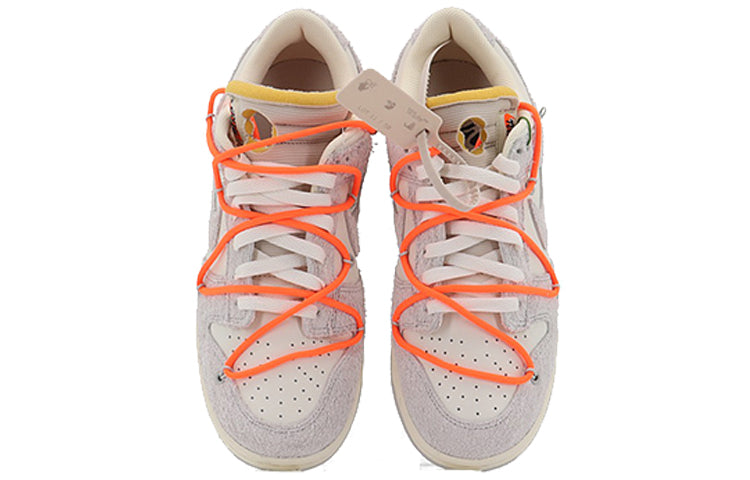 Nike Off-White x Dunk Low \'Lot 11 of 50\'  DJ0950-108 Classic Sneakers