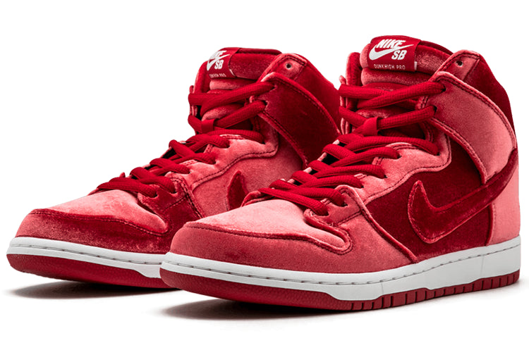 Nike SB Dunk High PRM \'Red Velvet\'  313171-661 Cultural Kicks