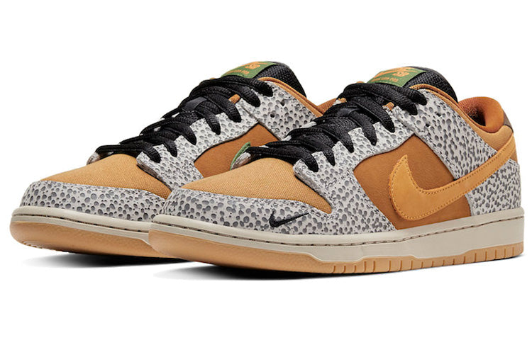 Nike Dunk Low Pro SB \'Safari\'  CD2563-002 Signature Shoe