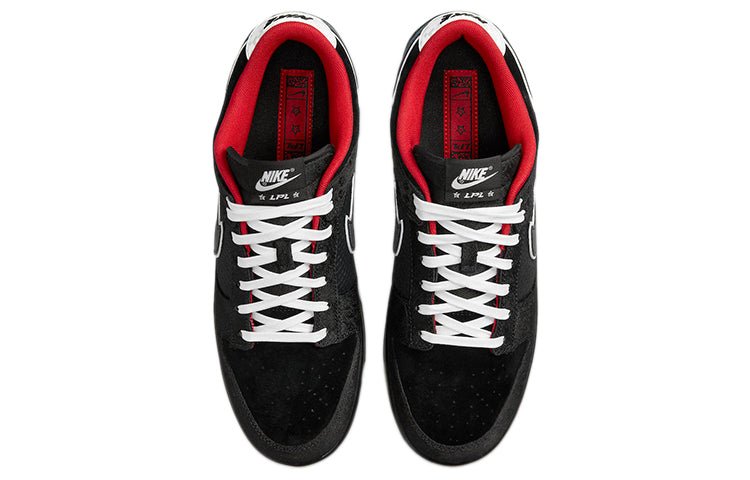 Nike LPL x Dunk Low \'Black White Red\'  DO2327-011 Cultural Kicks