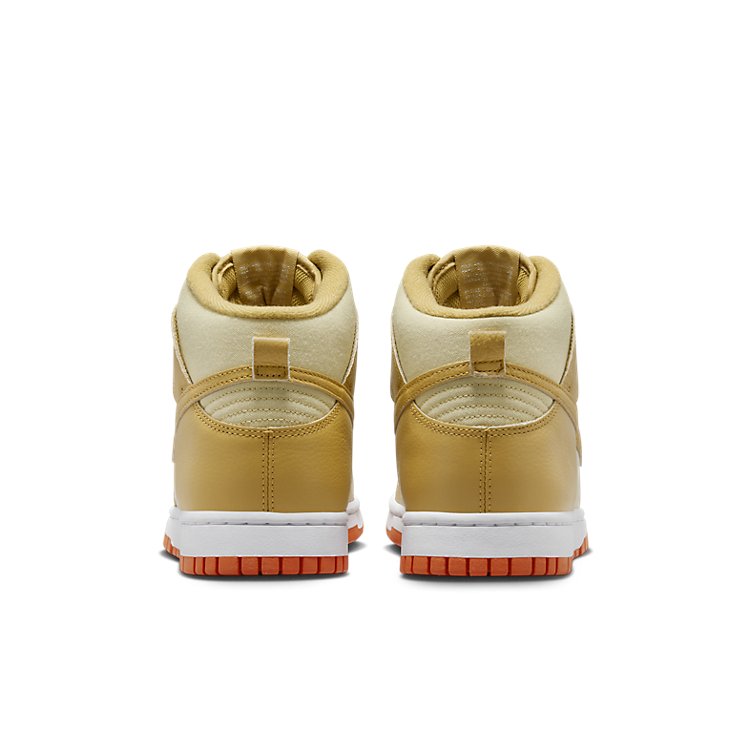 Nike Dunk High 'Gold Canvas' DV7215-700 Iconic Trainers - Click Image to Close