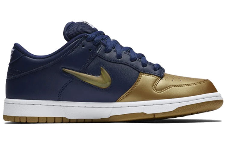 Nike x Supreme SB Dunk Low QS \'Metallic Gold\'  CK3480-700 Vintage Sportswear