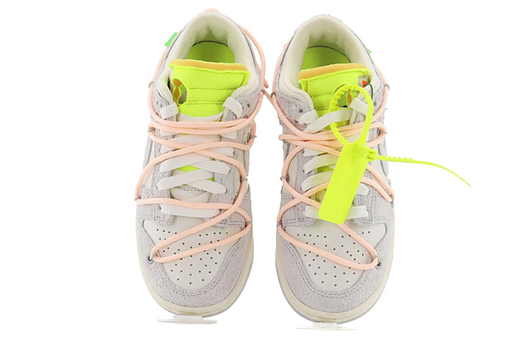 Nike Off-White x Dunk Low 'Lot 12 of 50' DJ0950-100 Classic Sneakers - Click Image to Close