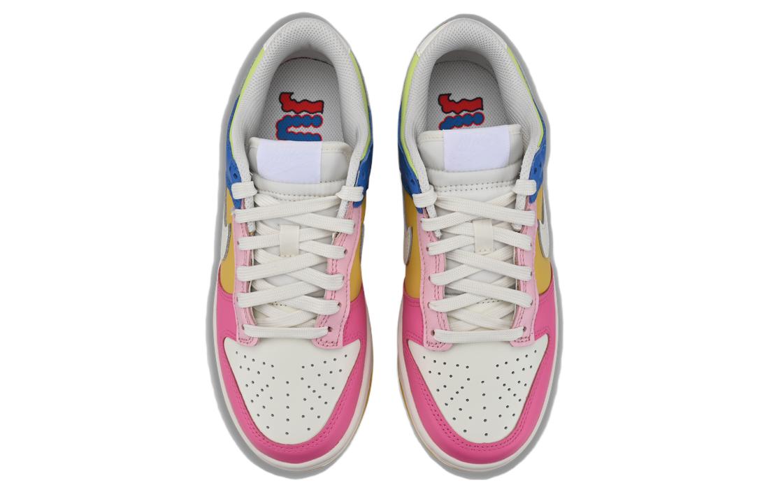 (WMNS) Nike Dunk Low 'Multi-Color' FD9923-111 Signature Shoe - Click Image to Close