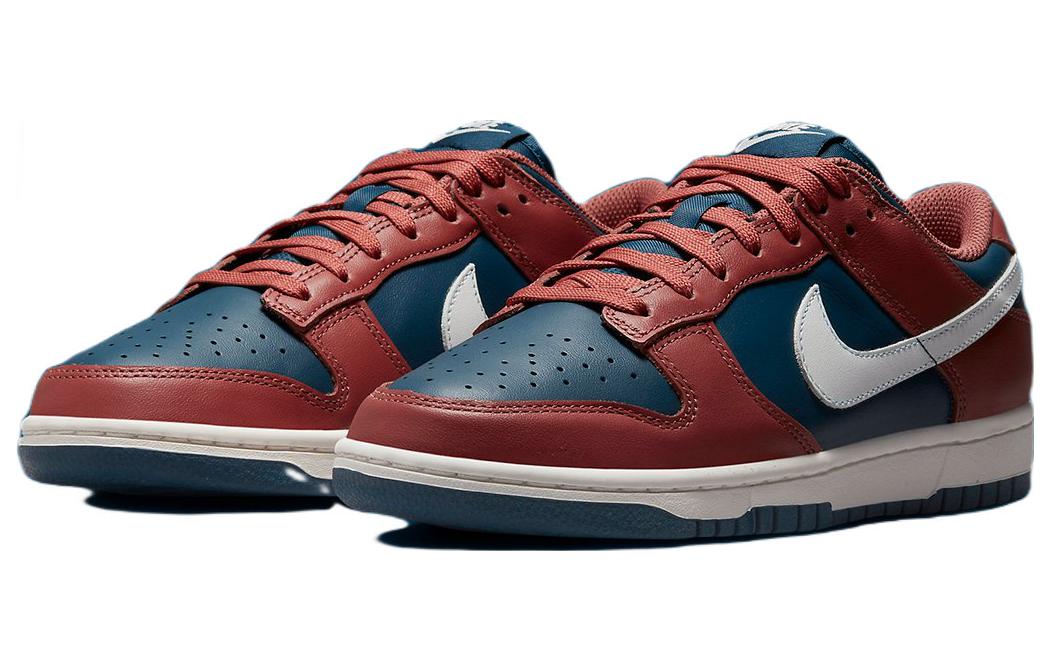 (WMNS) Nike Dunk Low 'Canyon Rust Blue' DD1503-602 Classic Sneakers - Click Image to Close