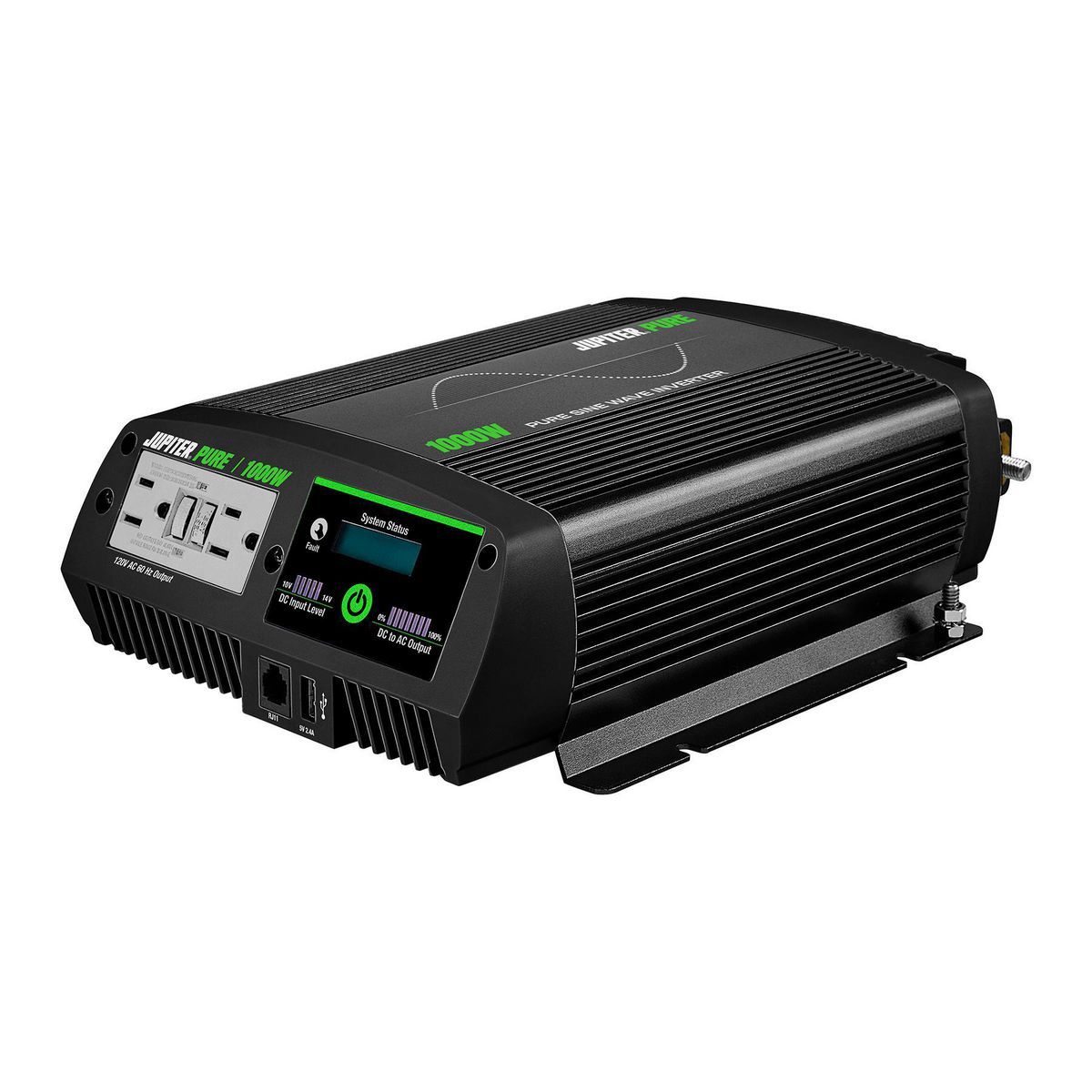 JUPITER PURE 1000 Watt Continuous/2000 Watt Peak Pure Sine Wave Power Inverter