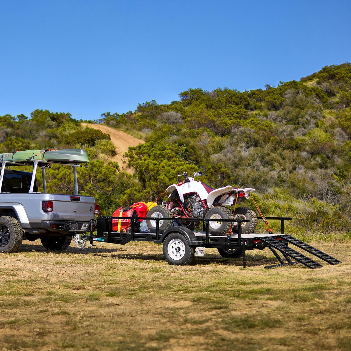 HAUL-MASTER 2000 lb. Capacity, 5 ft. x 10 ft. Custom Modular Utility Trailer