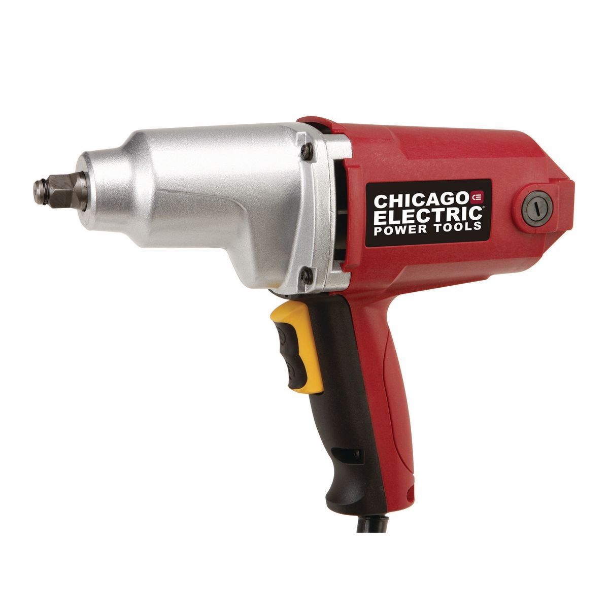 CHICAGO ELECTRIC POWER TOOLS 7 Amp, 1/2 in. Impact Wrench with Rocker Switch