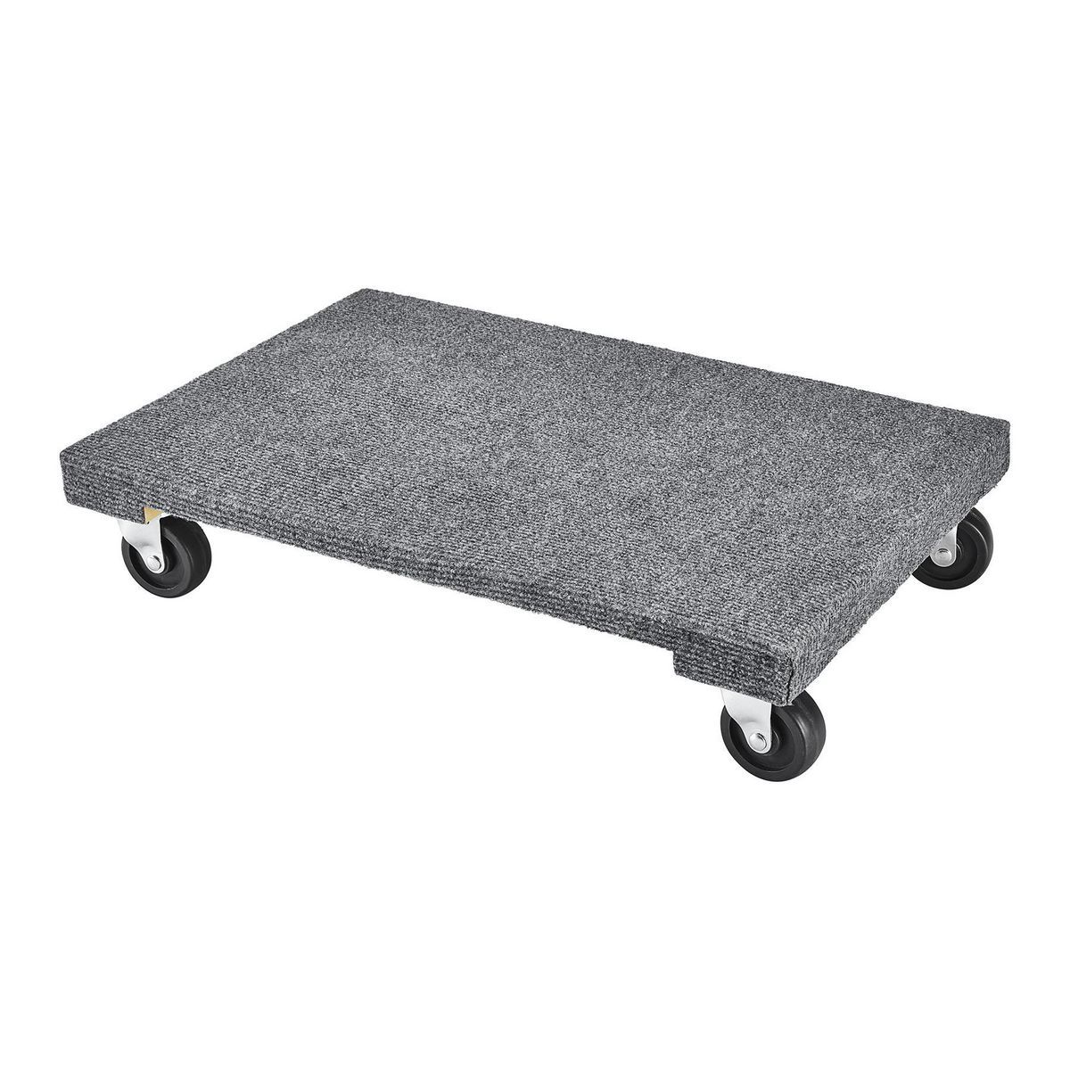 FRANKLIN 24 in. x 16 in., 1000 lb. Capacity Solid Deck Hardwood Dolly with Carpet