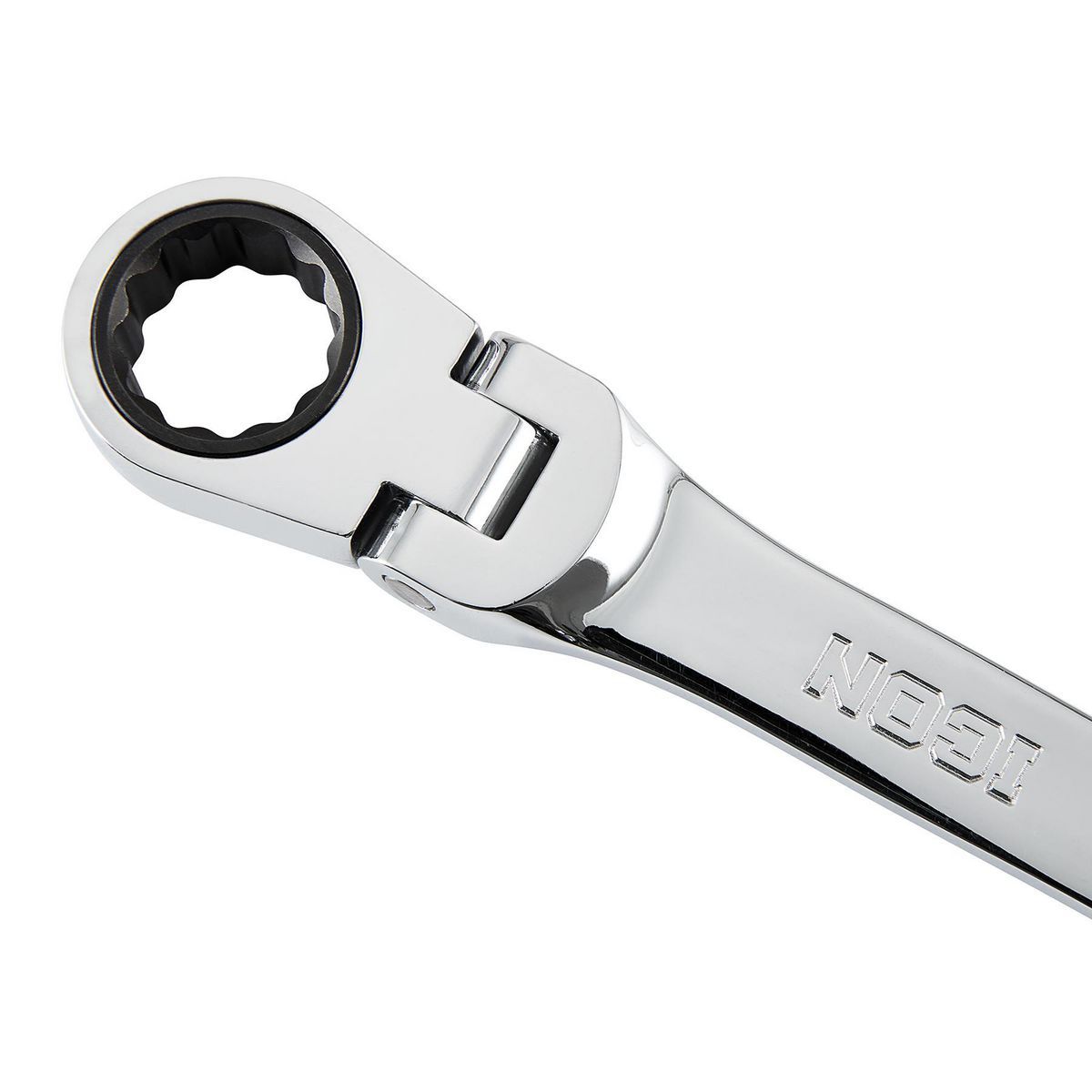 ICON Professional Stubby Flex Head Metric Ratcheting Combination Wrench Set, 10-Piece
