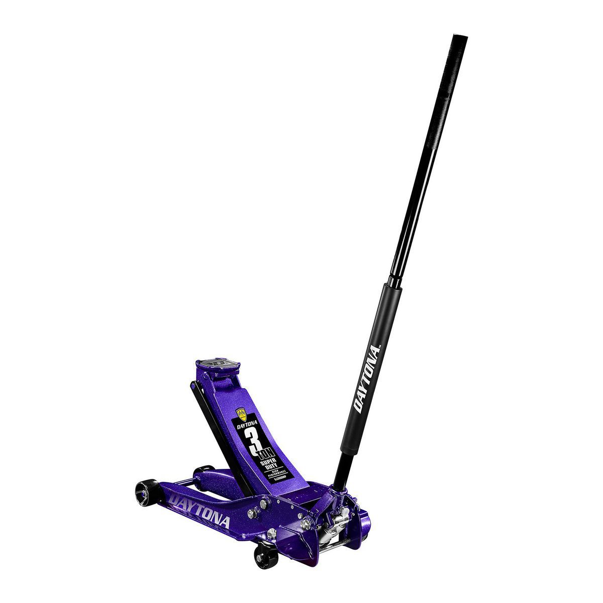 DAYTONA 3 Ton Low-Profile Superduty Floor Jack with RAPID PUMP, Metallic Purple