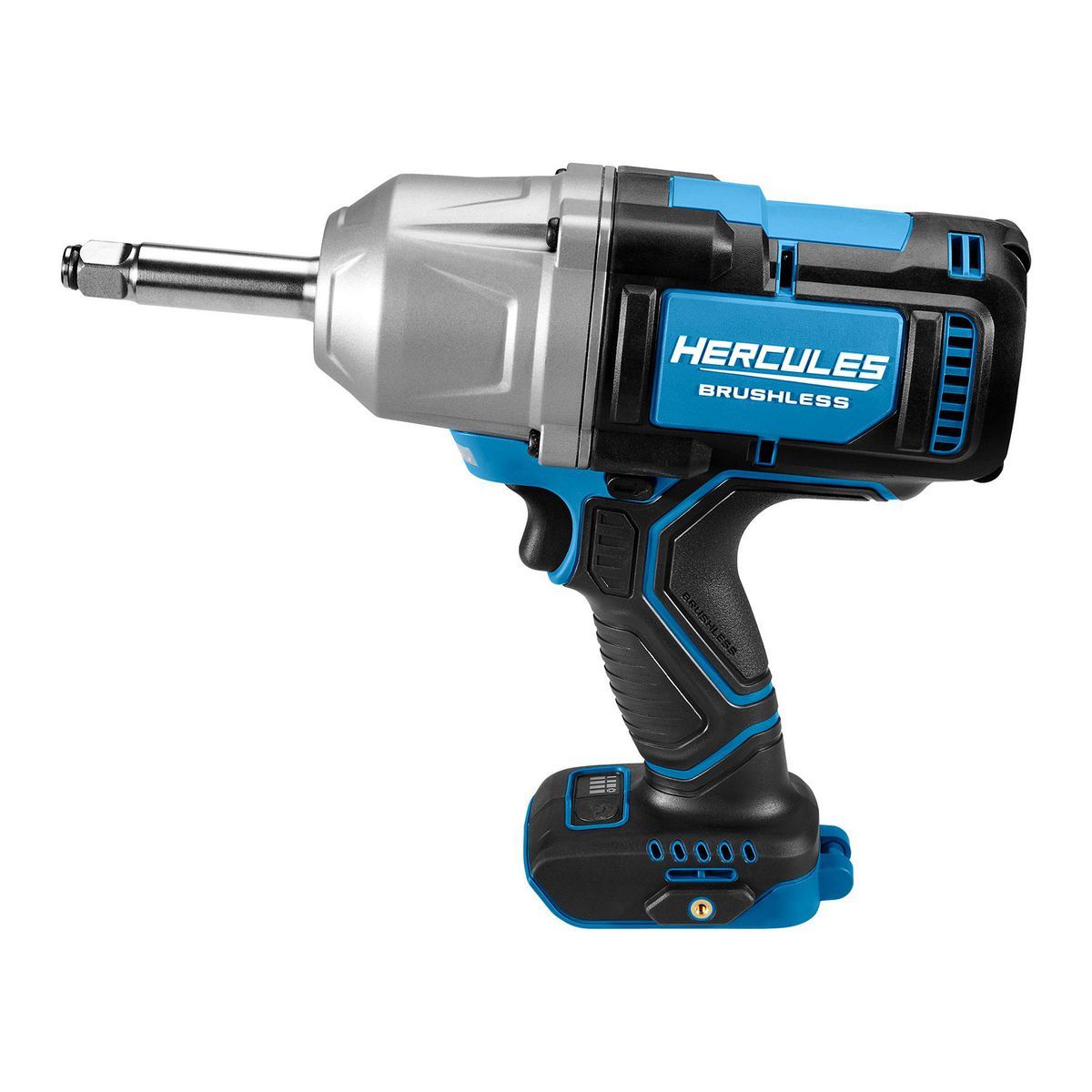 HERCULES 20V Brushless Cordless, 1/2 in. High-Torque Impact Wrench with Extended Anvil - Tool Only